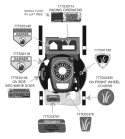 Page C Diagram and Parts List for 12A-568Q401 2003 Yard Man Lawn Mower